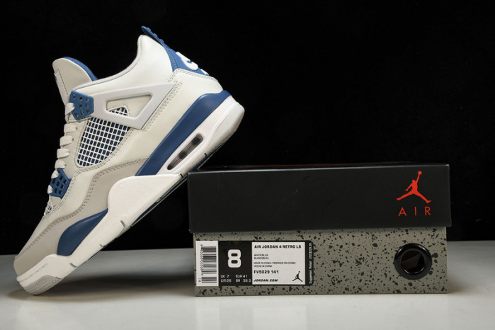 air jordan 4 retro  "military blue"  fv5029-141